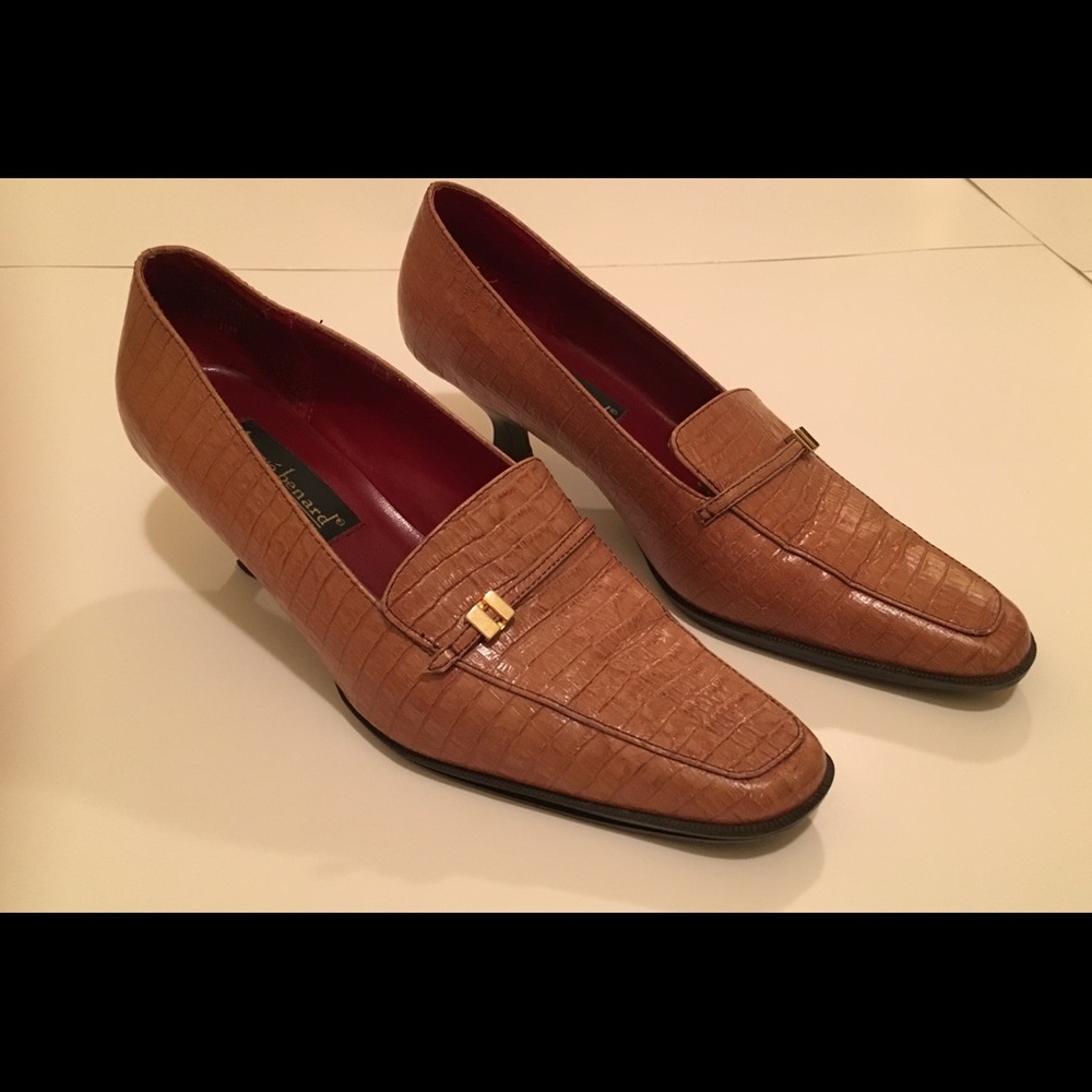 Harvé Bernard mid skinny heels